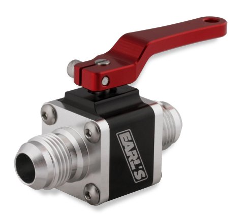 Earl's Performance UltraPro Ball Valves 230510ERL Valve, -10 AN Male to -10 AN Male, Aluminum, Anodized, Each