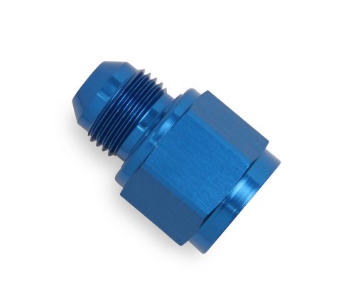 Earl's Performance Reducers 9892106ERL Fitting, Reducer, AN to AN, Straight, Aluminum, Blue Anodized, -10 AN, -6 AN, Each