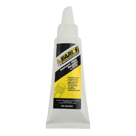 Earl's Performance Instant Pipe Sealant D024ERL Thread Sealant, Instant, 50 ml, Each