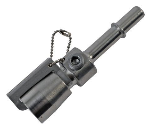 Earl's Performance Quick-Connect Fuel Rail Adapter Fittings 961966ERL Line Fittings, Fittings, Straight, 3/8 in. Female Quick-connect, 3/8 in. Male Quick Connect, Silver, Each