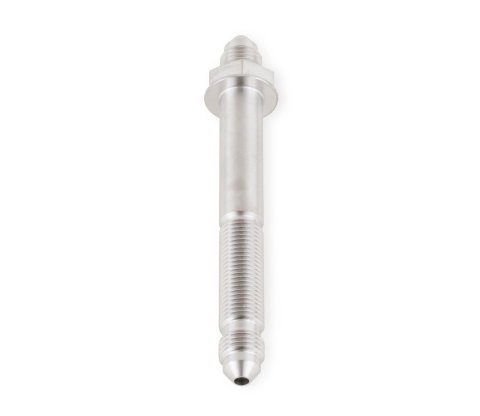 Earl's Performance Bulkhead Adapter Fittings SS983504ERL Fitting, Union, Straight, -4 AN, 3.650 in. Length, Through Frame Style, Natural, Stainless Steel, Each
