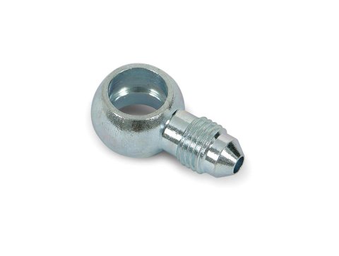 Earl's Performance Brake System Adapters 997631ERL Fitting, Brake, Male -3 AN to Banjo 10mm, Steel, Nickel Plated, Each