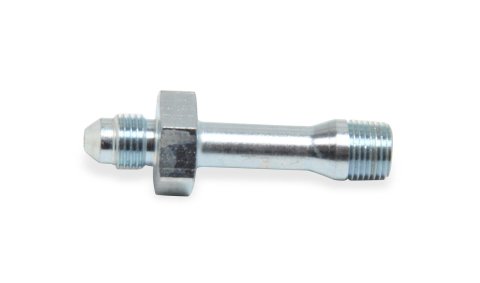 Earl's Performance Pressure Gauge Adapters 968804ERL Adapter, Pressure, Straight, -4 AN Male Threads, 1/8 in. NPT Male Threads, 1.00 in. Extension Fitting