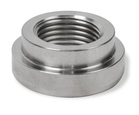 Earl's Performance Weld-In Oxygen Sensor Bungs SSOXY018ERL Fitting, Bung, Weld-In, Sensor, Stainless Steel, 18mm x 1.5, Each