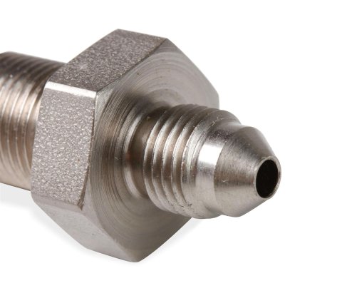 Earl's Performance AN to Metric Adapter Fittings 592053ERL Fitting, Adapter, Threads, Straight, Steel, Nickel Plated, -3 AN, M12 x 1.0, Pair