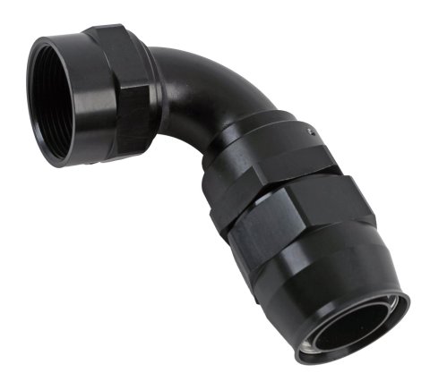 Earl's Performance UltraPro Hose Ends 629120ERL Ends, UltraPro, Reusable Swivel, 90 degree, -20 AN Size, Aluminum, Black Anodized, Each
