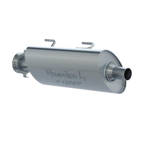 MBRP Sport Series Slip-On 304 Stainless Steel Inch Muffler AT-9706SP Mufflers, Series, Slip-On, Round, Steel, Arctic Cat, Each