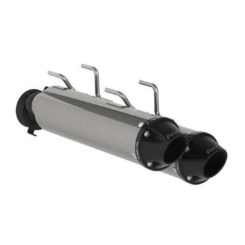 MBRP PowerTech4 Dual Slip-On 304 Stainless Steel Inch Muffler AT-9706PT Mufflers, PowerTech, Slip-On, Round, Steel, Arctic Cat, Pair