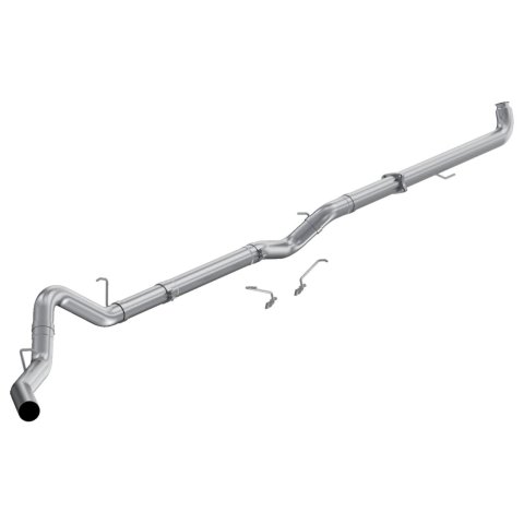 MBRP PLM Series Exhaust Systems S6005PLM System, Systems, Downpipe Back, No Muffler, Steel, Passenger Side Exit, Aluminized, 6.6L Duramax, Chevy, Kit