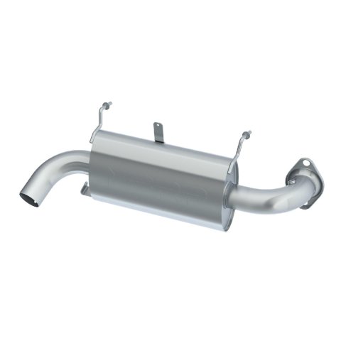 MBRP Sport Series Slip-On 304 Stainless Steel Inch Muffler AT-9517SP Mufflers, Series, Slip-On, Round, Steel, Polaris, Each