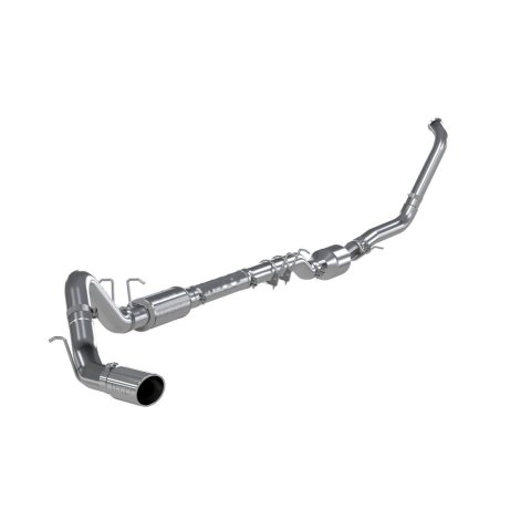MBRP Installer Series Exhaust Systems S6240AL System, Series, Turbo-Back, Steel, Passenger Side Exit, Aluminized, Polished Tip, Ford, Cab & Chassis, Kit
