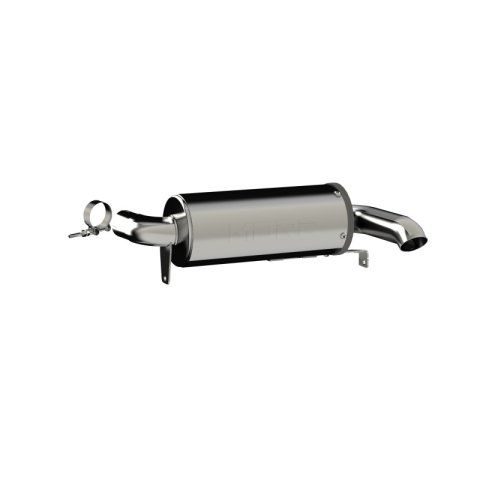MBRP Performance 5 in. Slip-On Mufflers AT-9212PT Muffler, Series, Slip-On, 304 Stainless Steel, Polished, Can-Am, Defender, Each