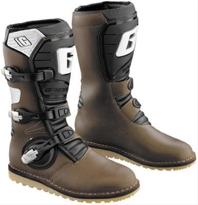 Gaerne Balance Pro Tech Boots 2524-013-09 Riding Boots, Tech, Microfiber, Brown, Aluminum Buckle Closure, Men's 9, Pair