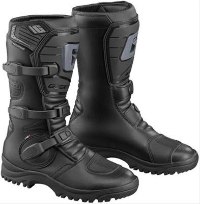 Gaerne G-Adventure Aquatech Boots 2525-001-08 Riding Boots, Aquatech, Black, Plastic Buckle, Men's 8, Pair