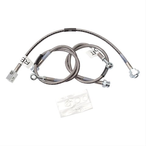 Russell Street Legal Brake Line Kits 688480 Lines, Legal, Braided Stainless Steel, Toyota, Set of 3