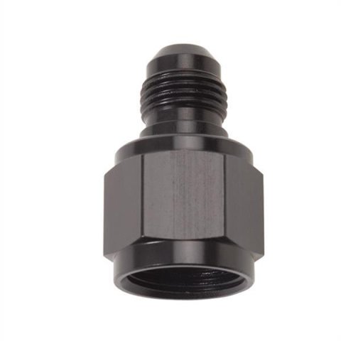 Russell Reducers 660043 Fitting, Reducer, AN to AN, Straight, Aluminum, Black Anodized, -12 AN, -10 AN, Each