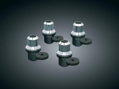 Kuryakyn Luggage Rack Risers 7154 Risers, 5/8 in. Height, for use on Honda®, Set of 4
