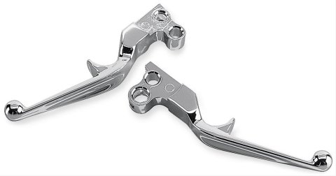 Kuryakyn Trigger Levers 1056 Levers, Aluminum, Chrome, Harley-Davidson®, Pair