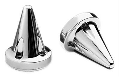 Kuryakyn Stiletto Grip End Caps 6249 Caps, Stiletto, Twist Throttle Compatible, Fits ISO Grips Only, Chrome, Pair
