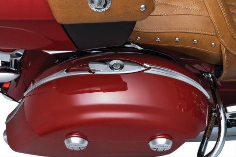 Kuryakyn Saddlebag Top Trim Accents 5670 Accents, Accents, ABS Plastic, Chrome, Indian, Pair