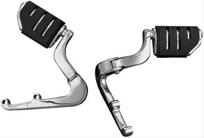 Kuryakyn Cruise Pegs 7016 Pegs, Steel, Chrome, Dually ISO, Hardware Included, Pair