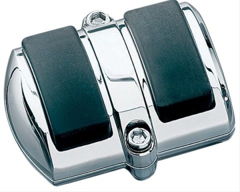 Kuryakyn Shift Peg Covers 4036 Cover, Steel, Chrome, Hardware, Honda®, Kit