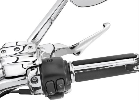 Kuryakyn Boss Blade Levers 1038 Levers, Aluminum, Chrome, Pair