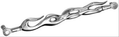 Kuryakyn Flame Shift Linkages 1072 Linkage, Flame, Steel, Chrome, Each