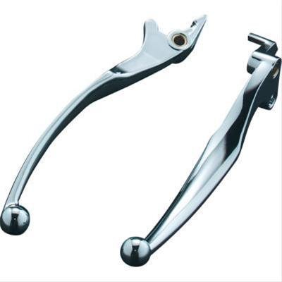 Kuryakyn Wide-Style Levers 7435 Levers, Wide-Style, Brake and Clutch, Aluminum, Chrome, for use on Honda®, Pair