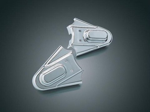 Kuryakyn Phantom Covers 8200 Axle Covers, Phantom, Steel, Chrome, Harley-Davidson®, Pair
