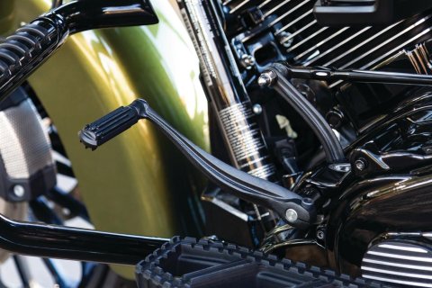 Kuryakyn Ridgeback Front Shift Arms 5802 Arm, Ridgeback, Steel, Chrome, Harley-Davidson®, Each
