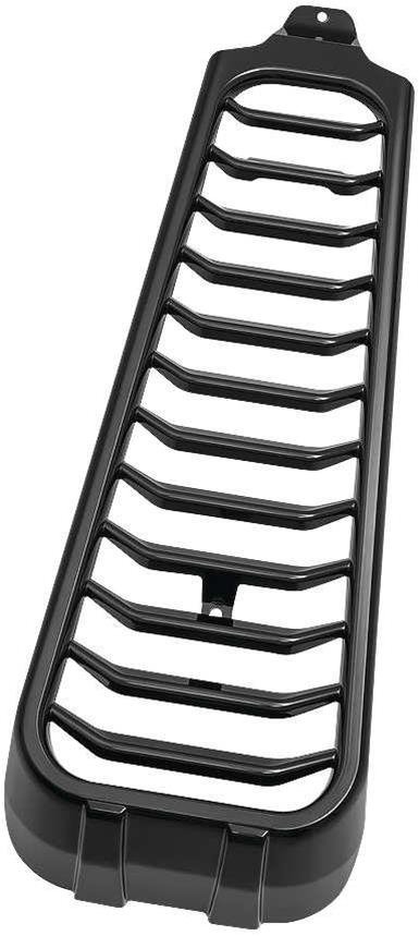 Kuryakyn Precision Chin Spoilers 6465 Exterior Trim Accent, Spoiler Cover, Aluminum, Black, Harley-Davidson®, Each