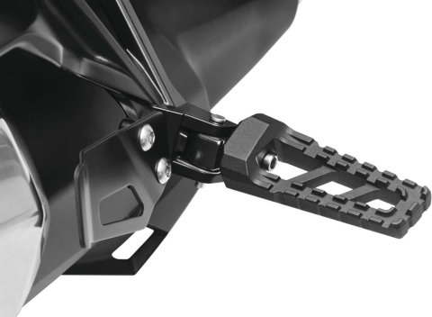 Kuryakyn Foot Control Components 504514 Controls Splined Peg Adaptors for Adventure Bikes FOOTPEG ADPT REAR S BK AF TWIN