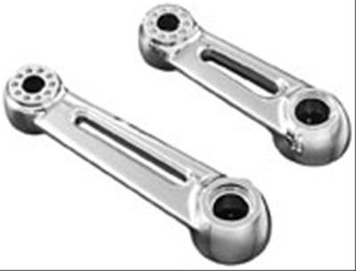 Kuryakyn Short Ergo Replacement Arms 4060 Cruise Peg Arm, 4.500 in. Long, Steel, Chrome, Pair