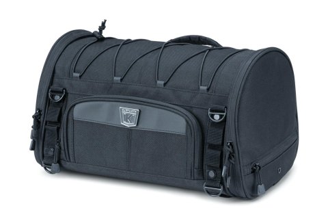 Kuryakyn Momentum Rambler Roll Bags 5213 Saddle Bags, Roll, Sissy Bar, Luggage Rack, 1,200 Denier, Black, Each