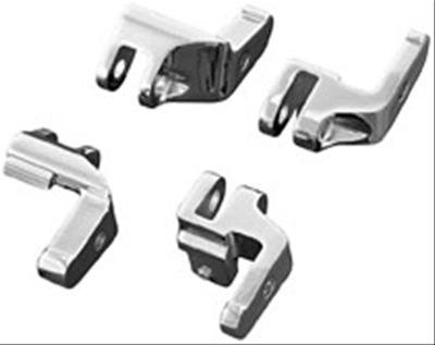 Kuryakyn Driver Board Relocator Brackets 4588 Brackets, Chrome, Harley-Davidson®, Set