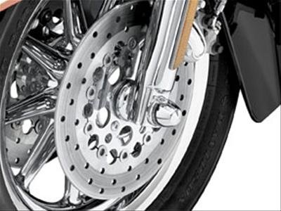 Kuryakyn Twisted Axle Caps 1219 Caps, Twisted, Aluminum, Chrome, Harley-Davidson®, Pair