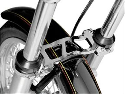 Kuryakyn Fork Braces 8620 Braces, Steel, Chrome, Harley-Davidson®, Each