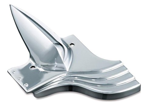 Kuryakyn Lower Front Frame Covers 7772 Motorcycle Cover, Steel, Chrome, Harley-Davidson®, Each