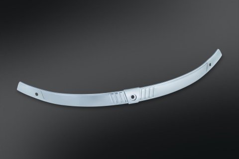 Kuryakyn Tri-Line Windshield Trim Strips 2631 Strips, Tri-Line, Chrome, ABS Plastic, Harley-Davidson®, Each