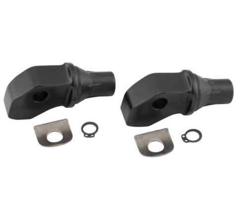 Kuryakyn Tapered Peg Adapters 8892 Adapters, Victory, Indian, Satin Black, Pair