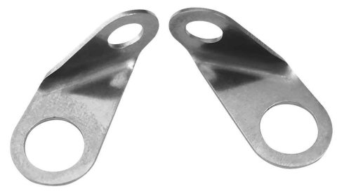 Kuryakyn Kellermann Signal Adapters and Mounts 2574 Mount, Handlebar Control Mount, Silver, Pair