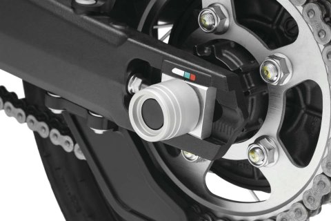 Kuryakyn Powersports Axle Sliders 504522 Body Lodestar Rear R AXLE SLIDE CRF1000L/ADV SIL