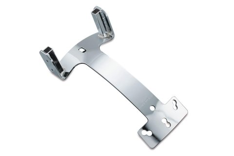 Kuryakyn Plug-N-Play Backrest Mounts 8998 Mount, Plug-N-Play, Fixed, Steel, Chrome, Each