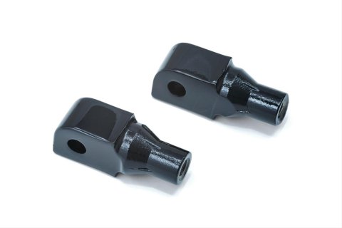 Kuryakyn Tapered Peg Adapters 8864 Adapter, Gloss Black, Honda®, Pair