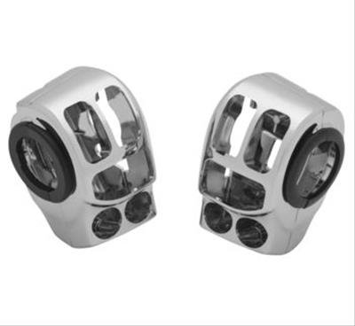 Kuryakyn Switch Housings 1748 Covers, Chrome, Harley-Davidson®, Pair
