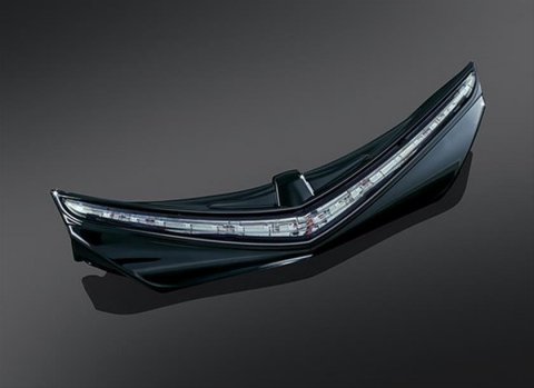 Kuryakyn LED Rear Fender Tips KUR3248 Tip, Rear, L.E.D., Plastic, Black, Lighted, for use on Honda®, Each