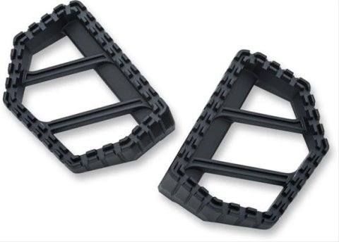 Kuryakyn Riot Floorboards 3597 Floorboards, Style, Aluminum, Satin Black, Pair