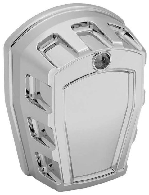 Kuryakyn Crusher Maverick Horn Covers 7474 Cover, Maverick, Aluminum, Chrome, Cowbell/Waterfall Horn, Harley-Davidson®, Each