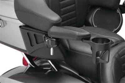 Kuryakyn Backrests 424881 Seats & Sissy Bars Passenger Armrests PASS ARMRST TOUR/TRI GLIDE BLK